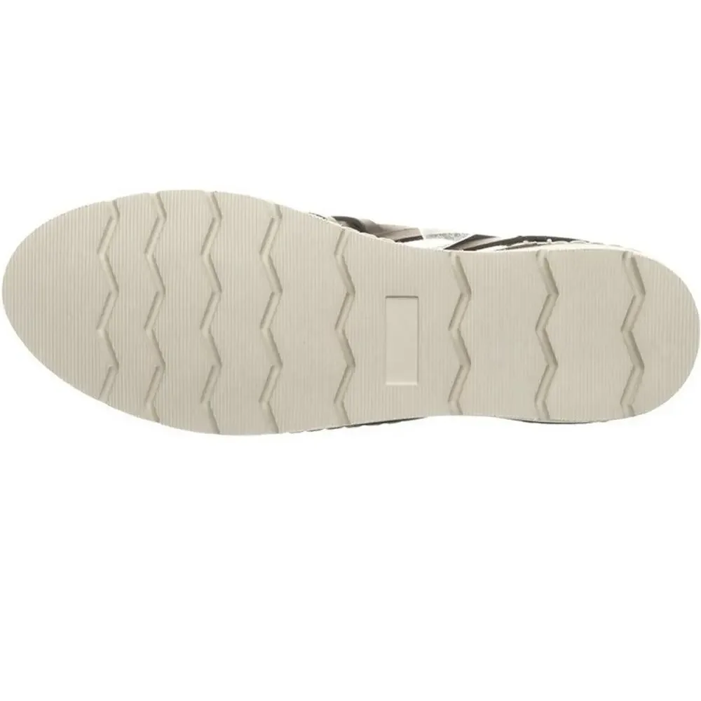 BEARPAW Lena Women's Leather Huaraches Sandal Lena Gunmetal Size 12 NEW 6